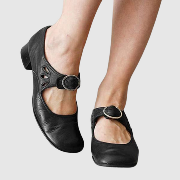 Mary Jane Shoes for Women | Rounded-Toe Buckled Strap