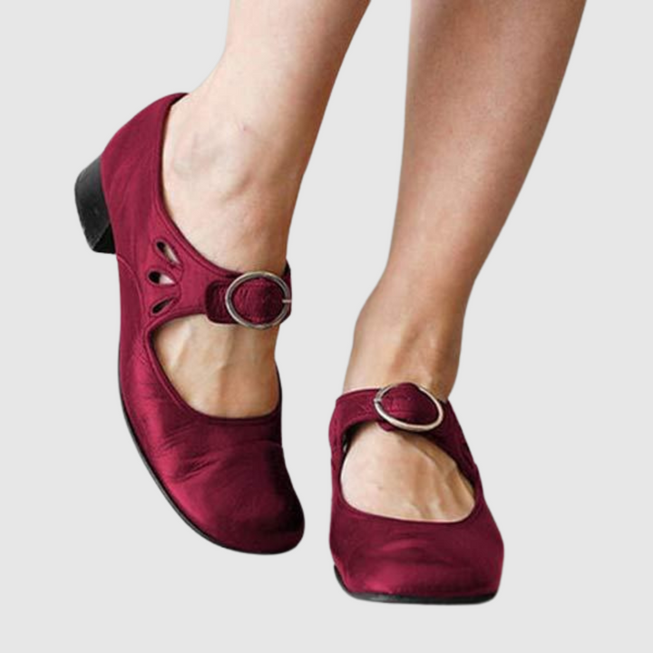 Mary Jane Shoes for Women | Rounded-Toe Buckled Strap