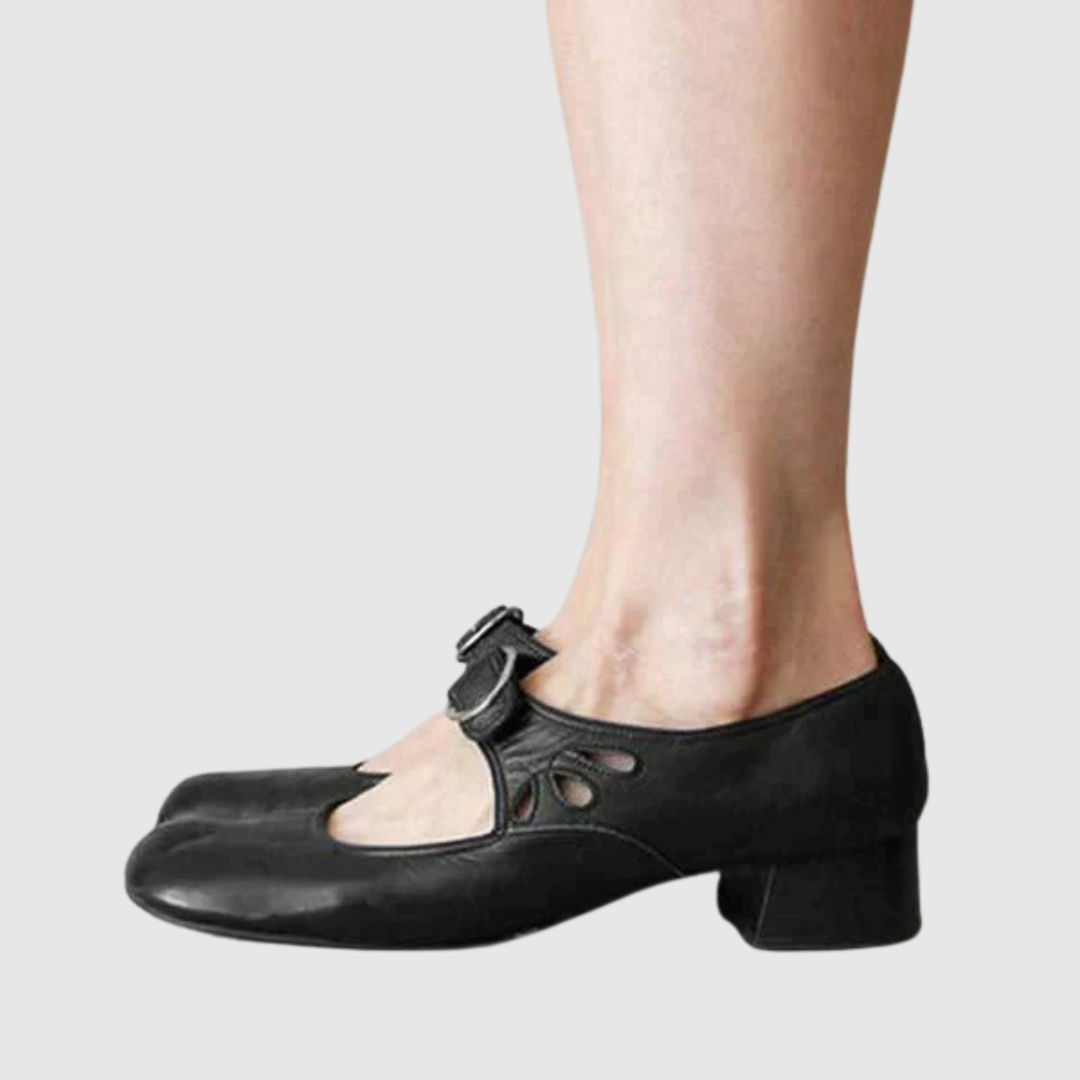 Mary Jane Shoes for Women | Rounded-Toe Buckled Strap