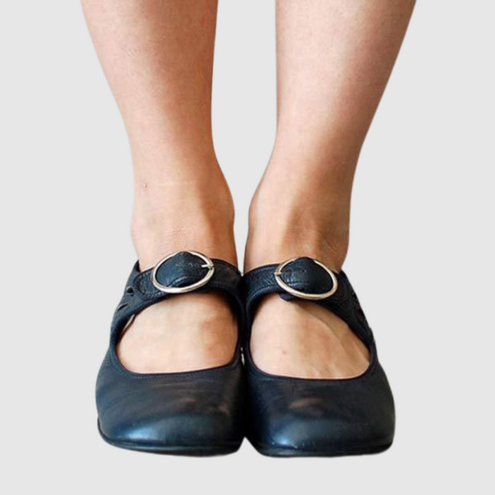 Mary Jane Shoes for Women | Rounded-Toe Buckled Strap