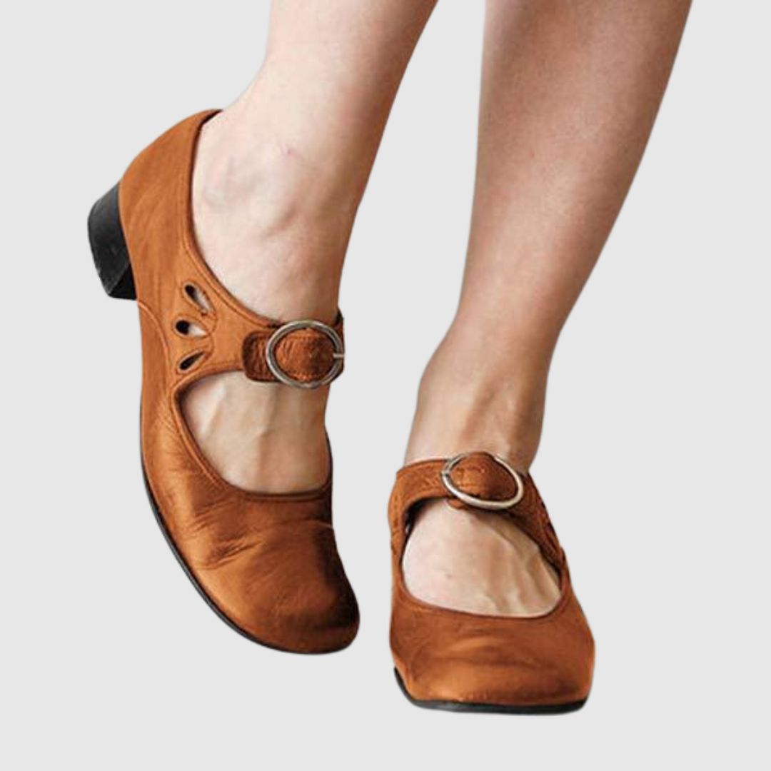 Mary Jane Shoes for Women | Rounded-Toe Buckled Strap