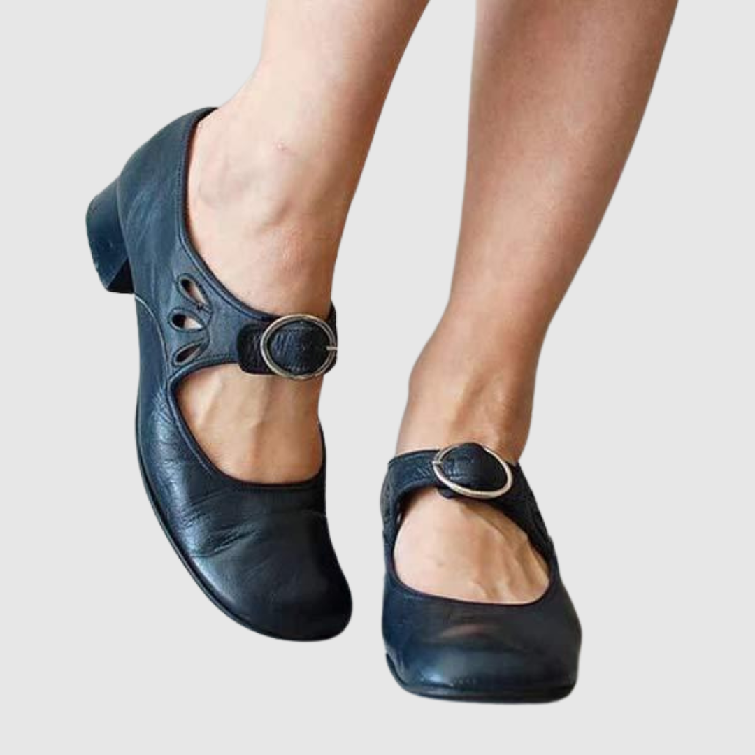 Mary Jane Shoes for Women | Rounded-Toe Buckled Strap