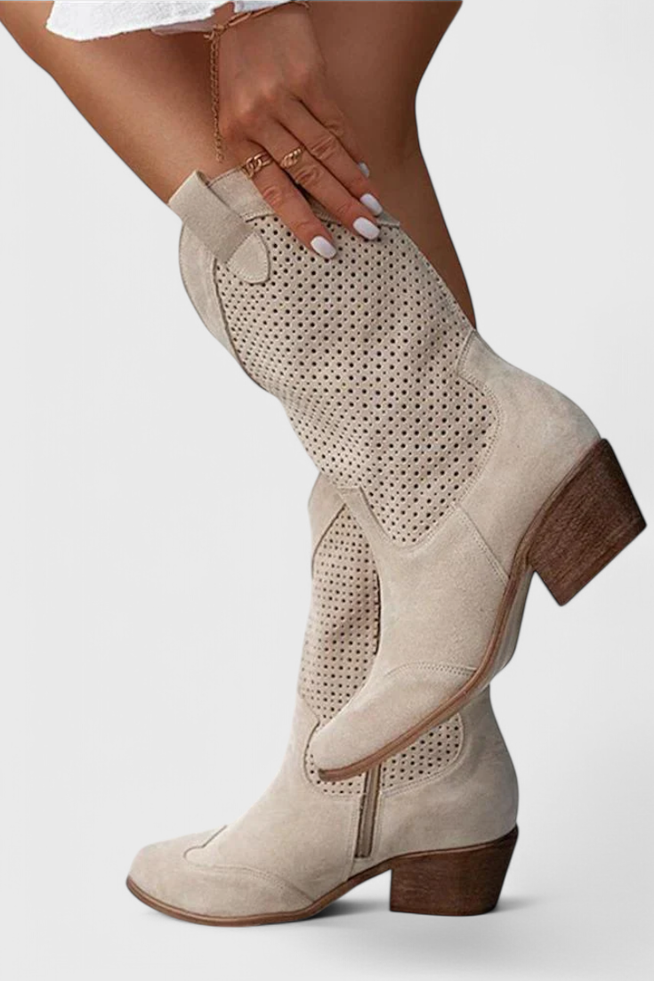 Boots For Women | Western Style Block Heel