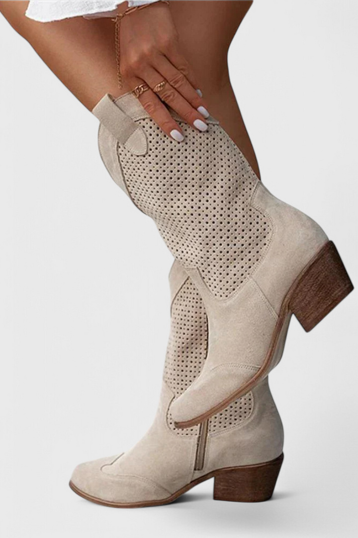 Boots For Women | Western Style Block Heel