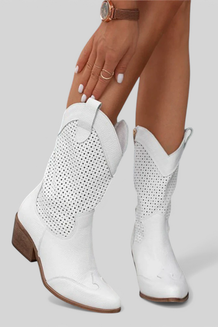 Boots For Women | Western Style Block Heel