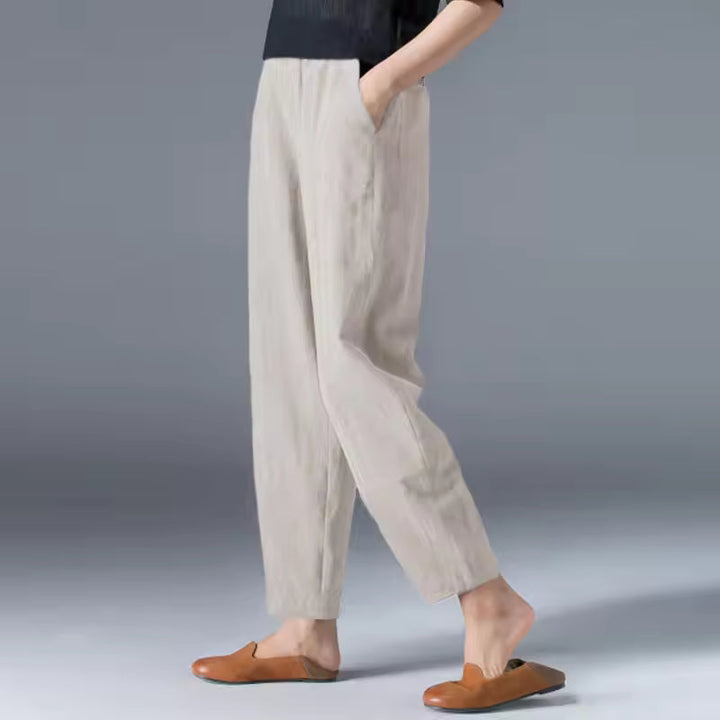 Women's Summer Trousers | Elasticated Waistband