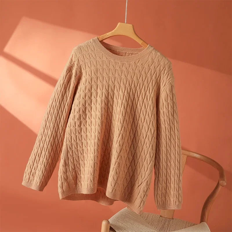 Women’s Sweater | Textured Long Sleeve