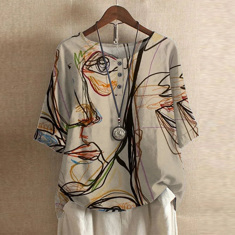 Women's Blouse |  Soft Floral Print