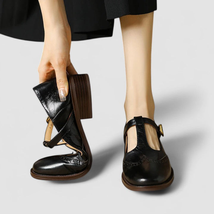 Mary Jane Shoes for Women | Subtle Paneling Instep Strap