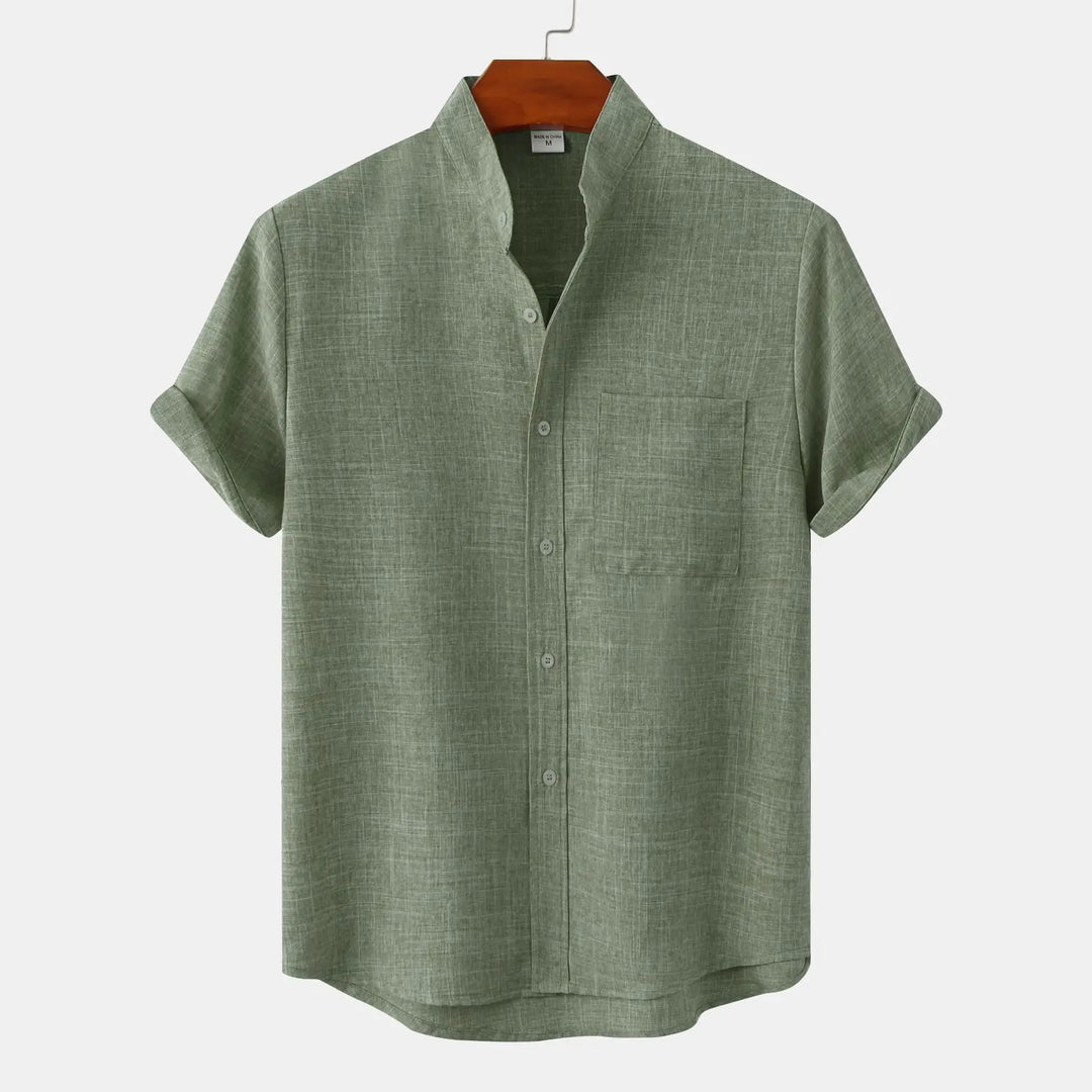 Men’s Button Down Shirt | Short Sleeve Chest Pocket