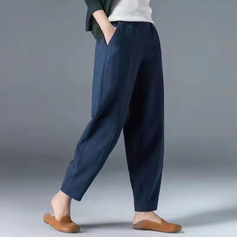 Women's Summer Trousers | Elasticated Waistband