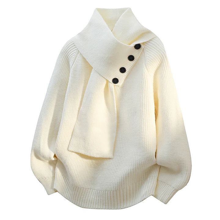 Women’s Sweater | Scarf-Style Neckline