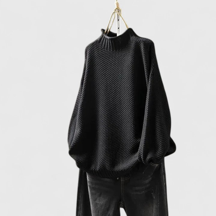 Women’s Sweater | High Ribbed Turtleneck Collar