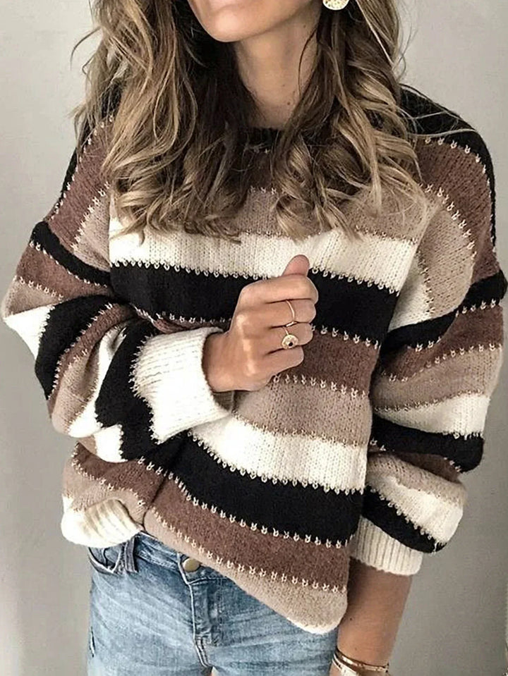 Women’s Sweater | Striped Loose
