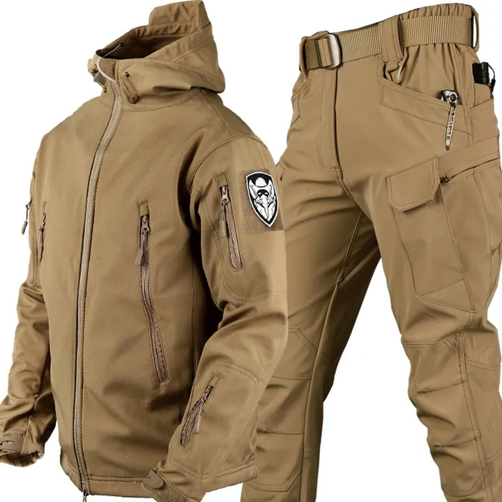 Men’s Two-Piece Set | Hooded Jacket Cargo Pants