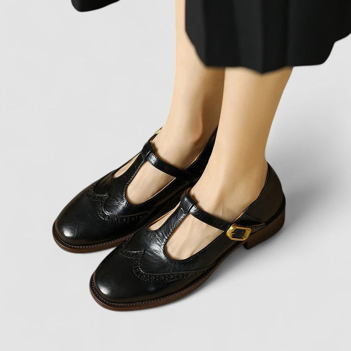 Mary Jane Shoes for Women | Subtle Paneling Instep Strap