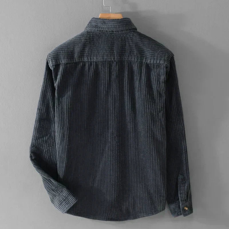 Men’s Long Sleeve Shirt | Button Front Chest Pocket