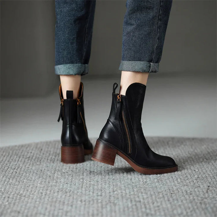 Boots for Women | Mid-Calf Side Zip Closure