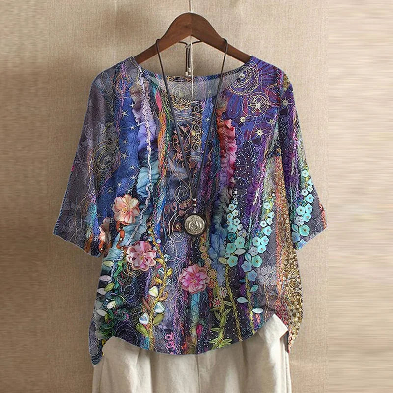 Women's Blouse |  Soft Floral Print
