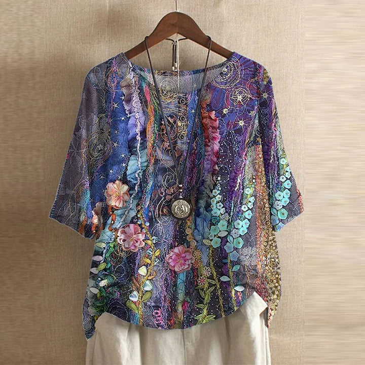 Women’s Blouse | Inspired Retro Print