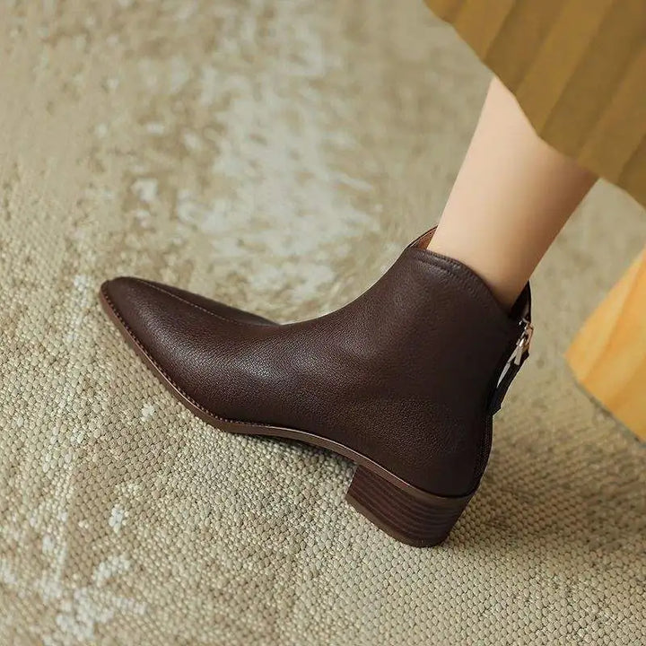 Boots For Women | Ankle-Length Shaft Pointed Toe