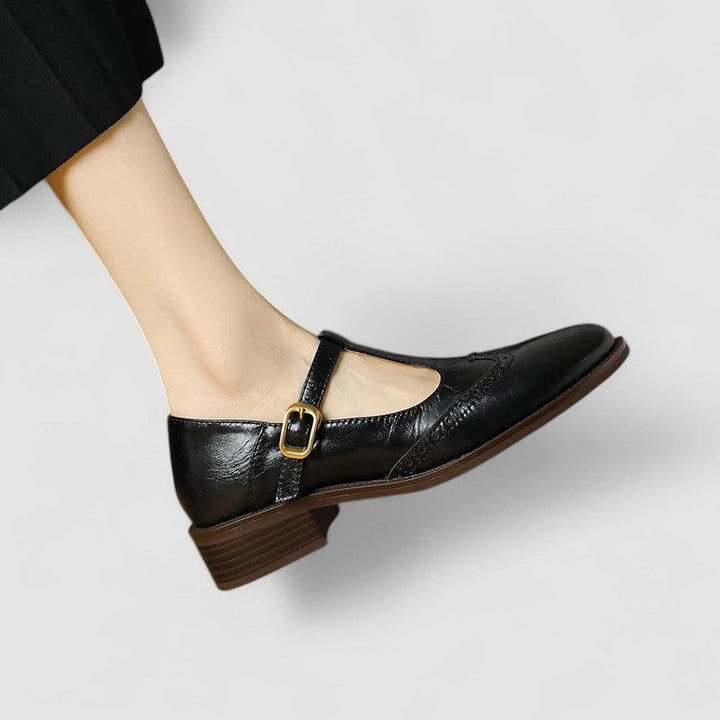 Mary Jane Shoes for Women | Subtle Paneling Instep Strap