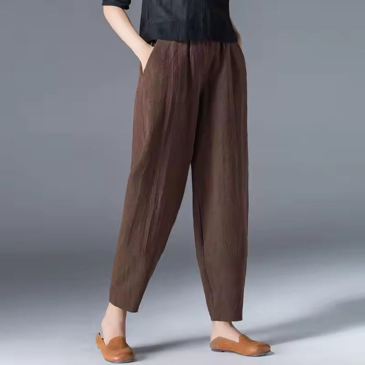 Women's Summer Trousers | Elasticated Waistband