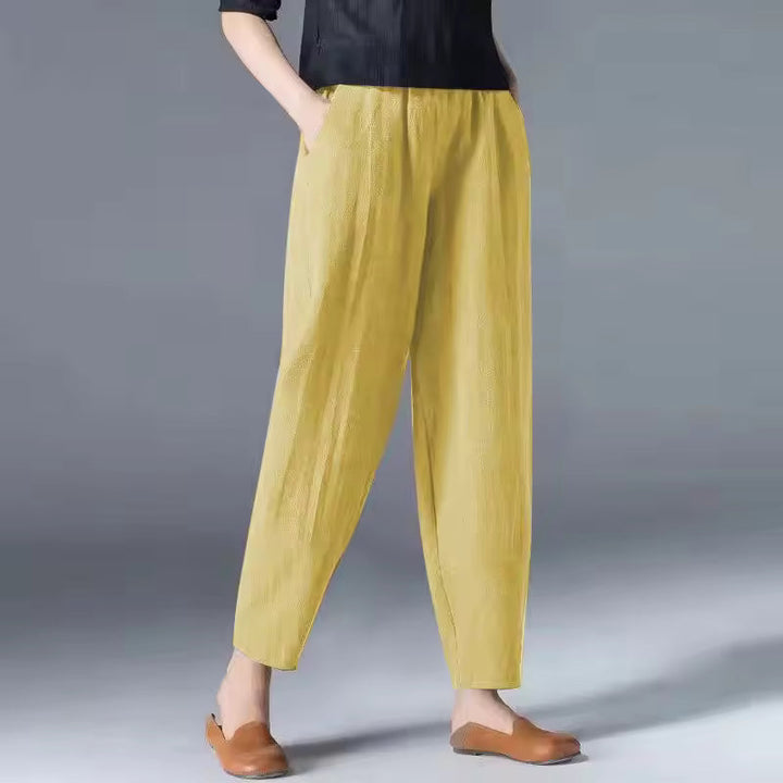 Women's Summer Trousers | Elasticated Waistband