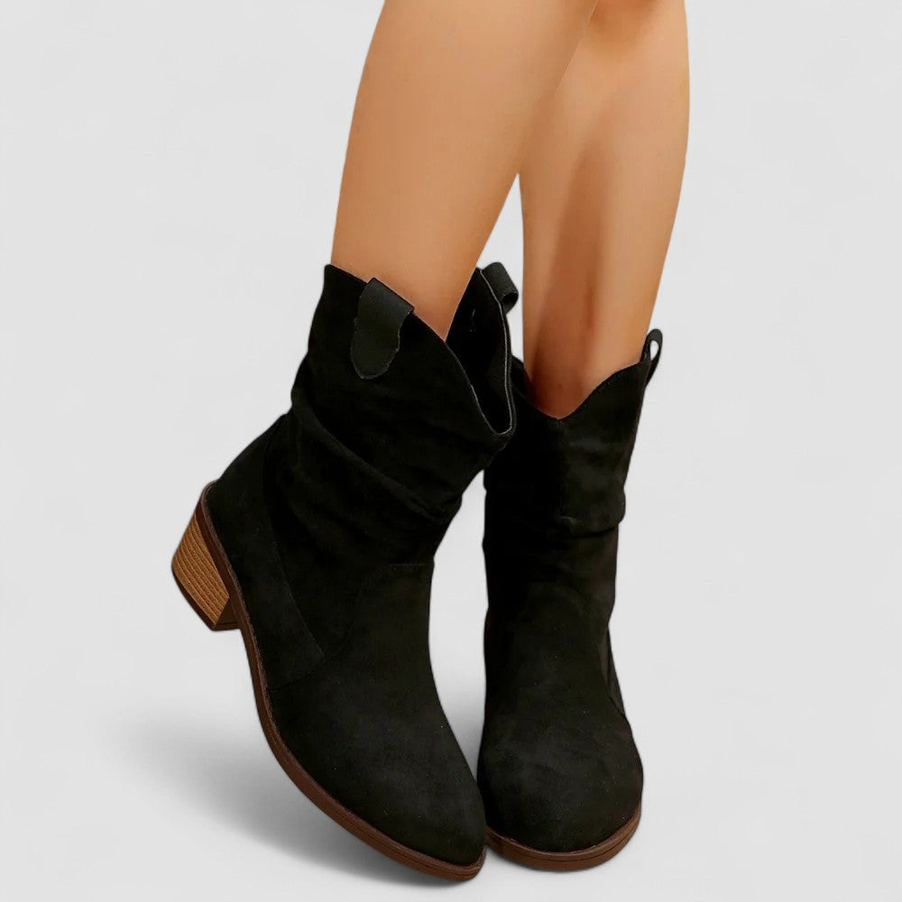 Boots for Women | Mid-Calf Block Heel