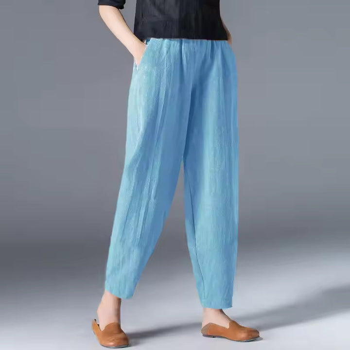 Women's Summer Trousers | Elasticated Waistband