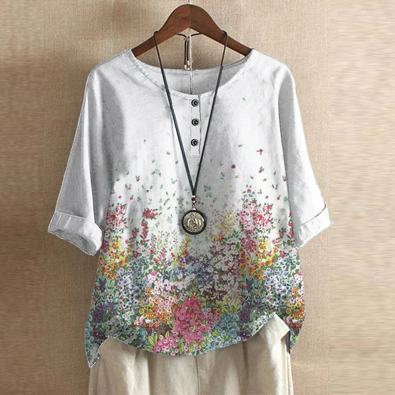 Women’s Blouse | Inspired Retro Print