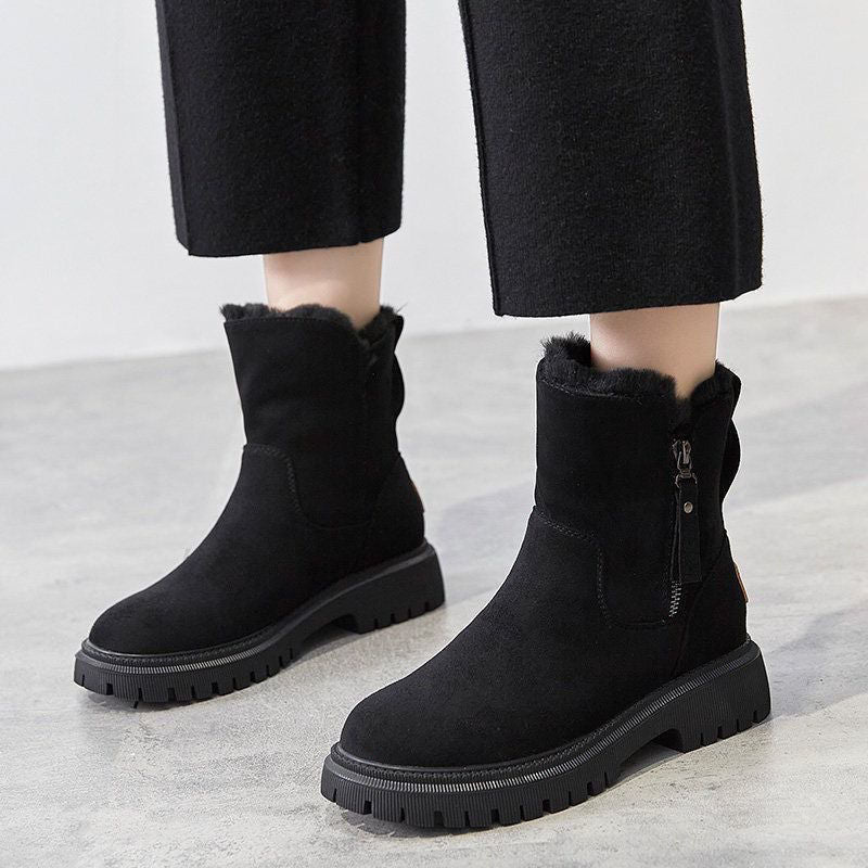 Boots for Women | Zipper Round Toe