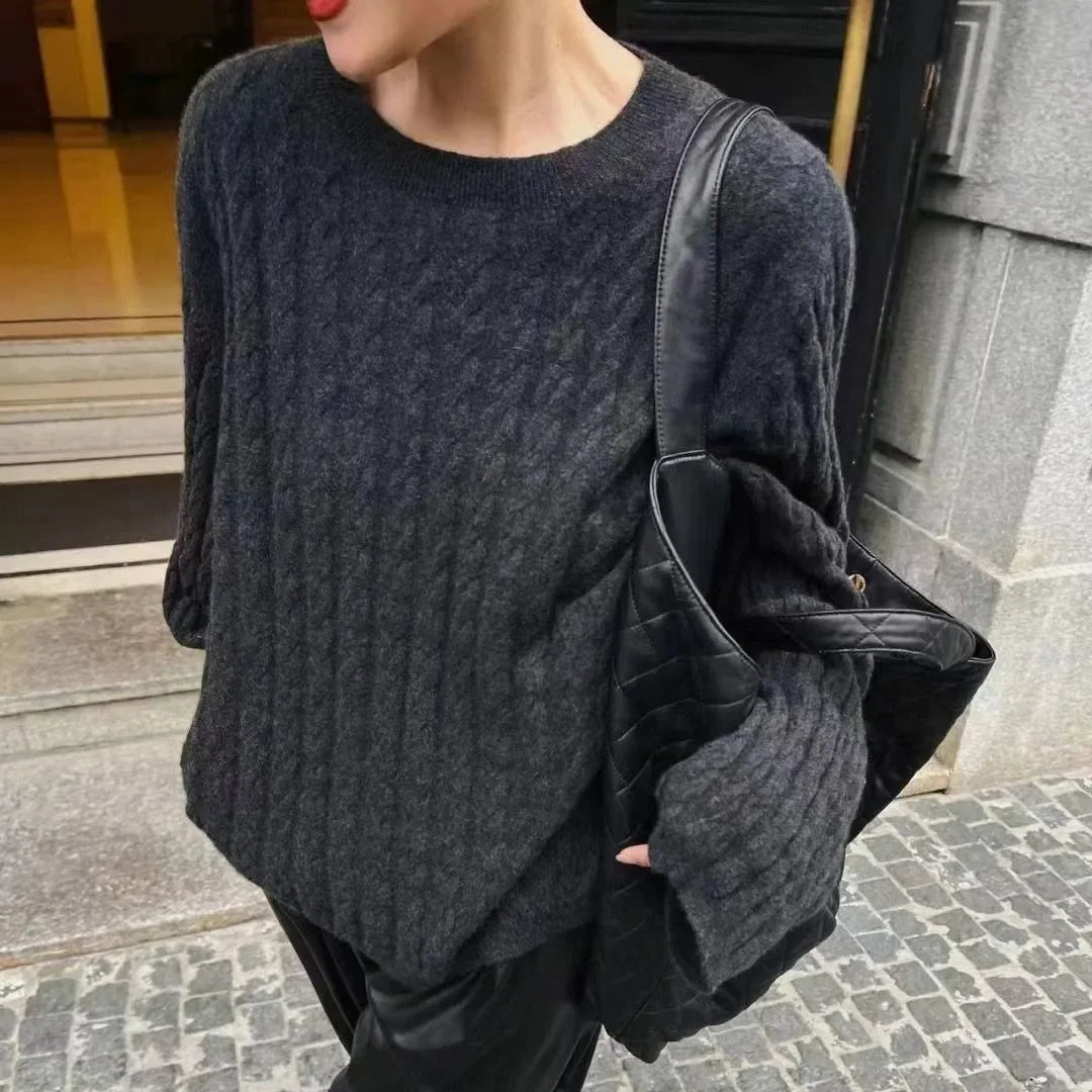 Women’s Sweater | Textured Long Sleeve