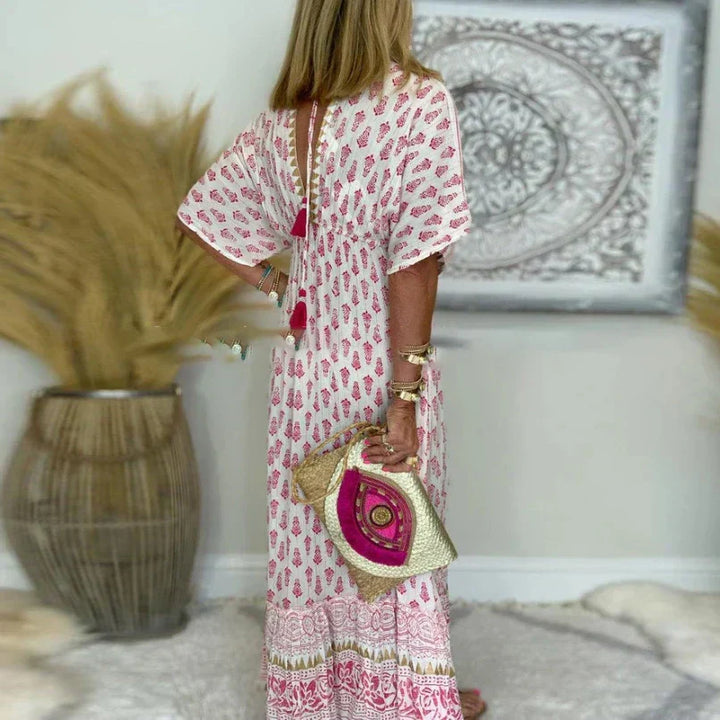 Women's Dress | Boho Loose Silhouette Maxi