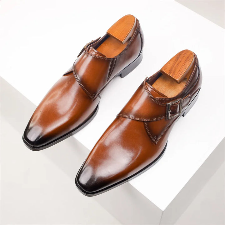 Men's Dress Shoes | Single Strap Buckle
