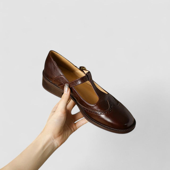Mary Jane Shoes for Women | Subtle Paneling Instep Strap