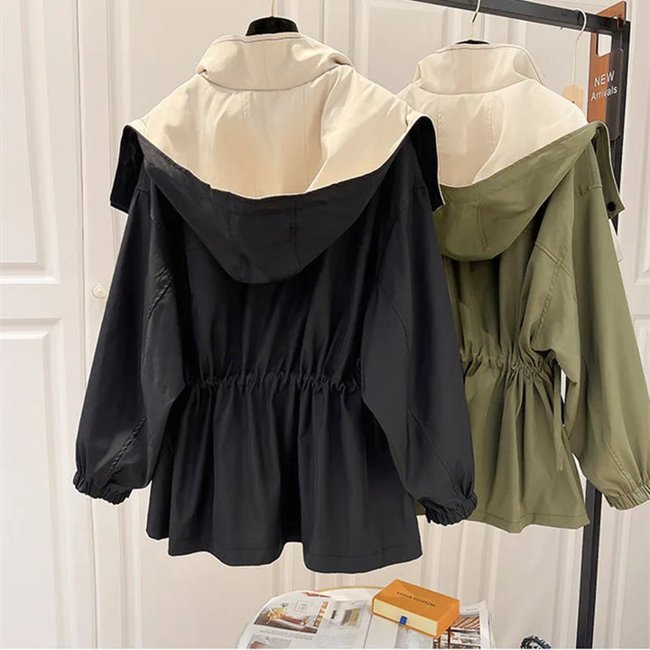 Women’s Windbreaker Jacket | Contrast Panel