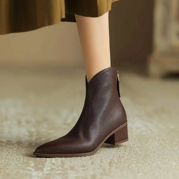 Boots For Women | Ankle-Length Shaft Pointed Toe