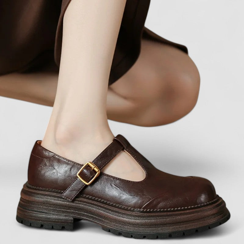 Mary Jane Shoes for Women | Chunky Sole Rounded Toe Shape