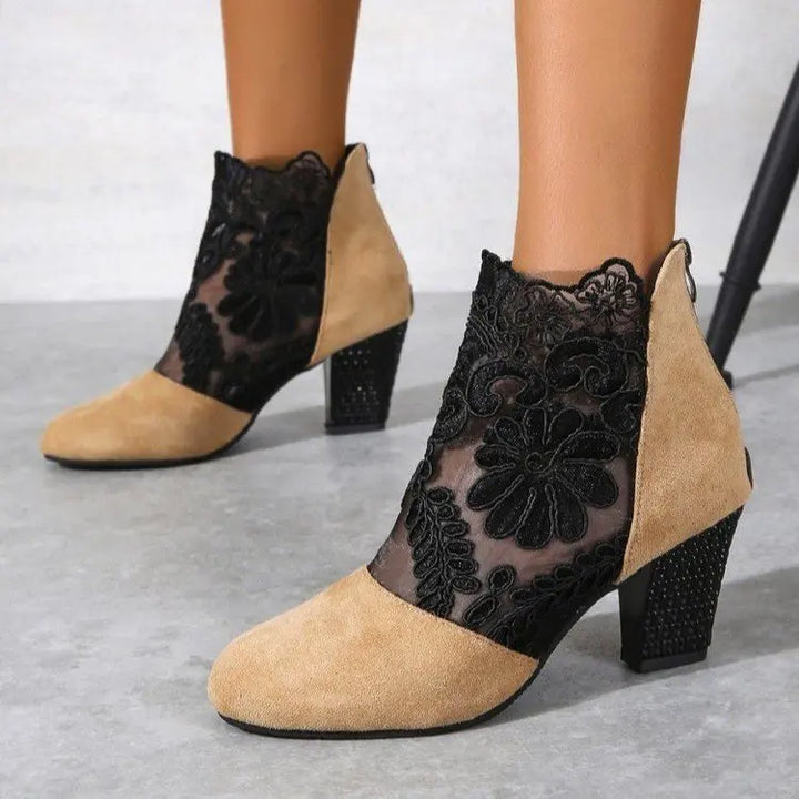 Boots for Women | Sheer Floral Print