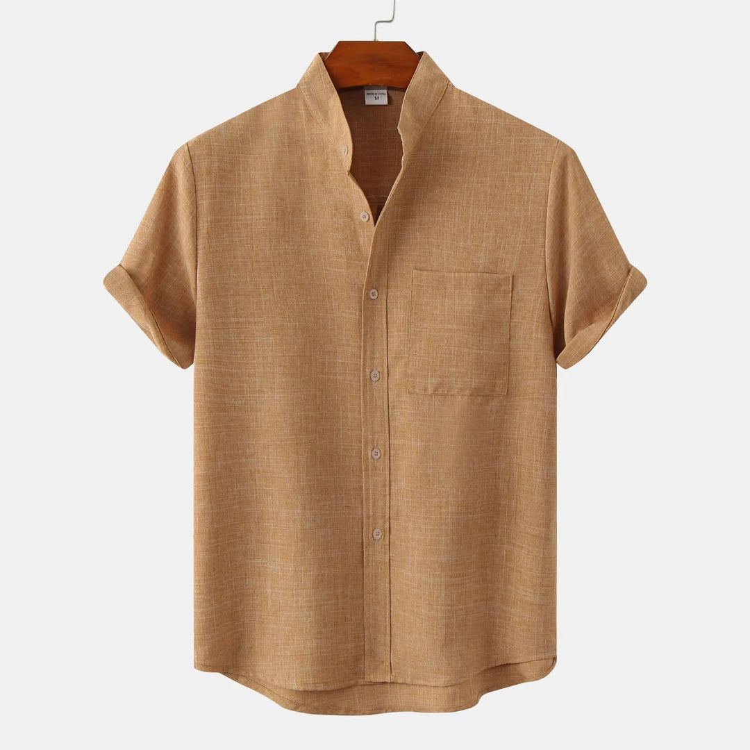 Men’s Button Down Shirt | Short Sleeve Chest Pocket