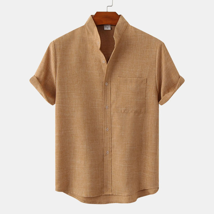 Men’s Button Down Shirt | Short Sleeve Chest Pocket