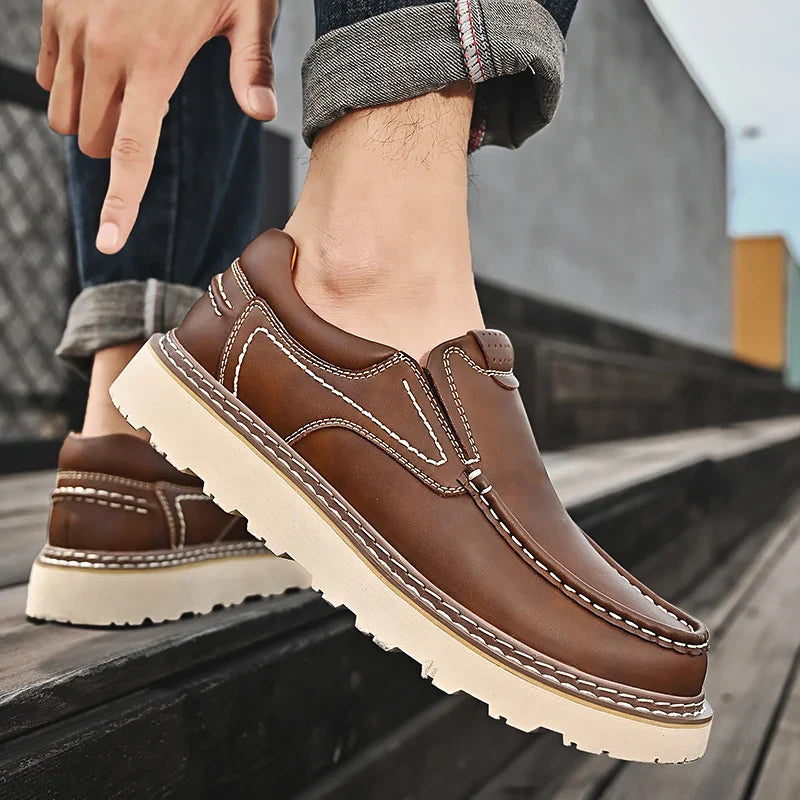 Men's Loafers | Slip-On Casual Thick Sole