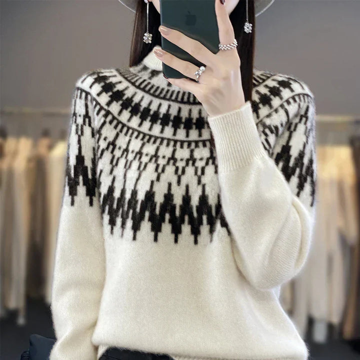 Sweater for Women | Pull-on Knitted Surface Pull-on