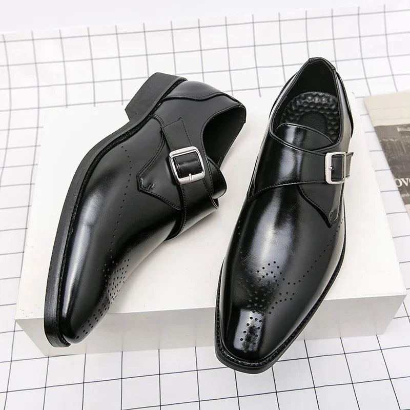 Men's Dress Shoes | Single Strap Buckle Design