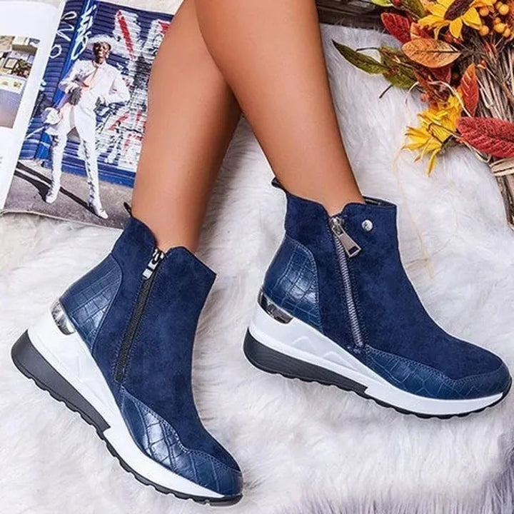Boots for Women | Hidden Heel Ankle Zip
