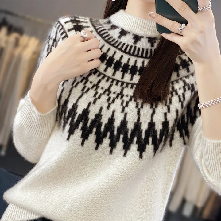 Sweater for Women | Pull-on Knitted Surface Pull-on