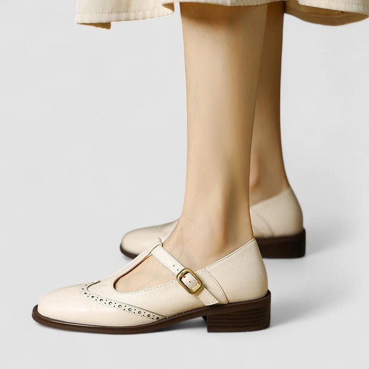 Mary Jane Shoes for Women | Subtle Paneling Instep Strap