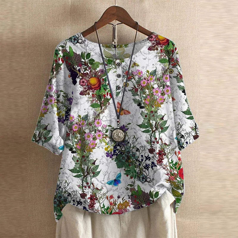 Women's Blouse |  Soft Floral Print