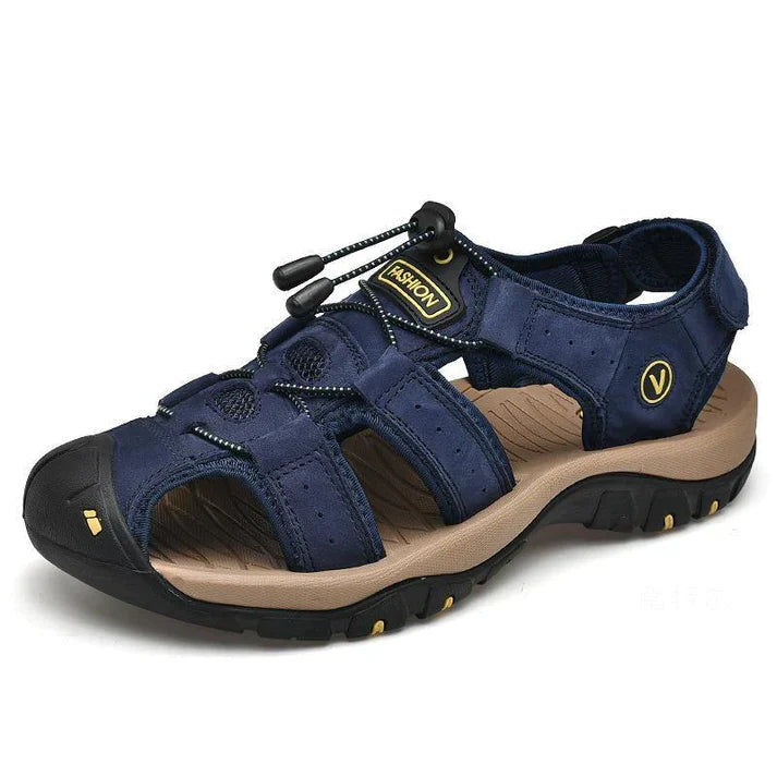 Men's Sandals | Closed Toe with Adjustable Strap